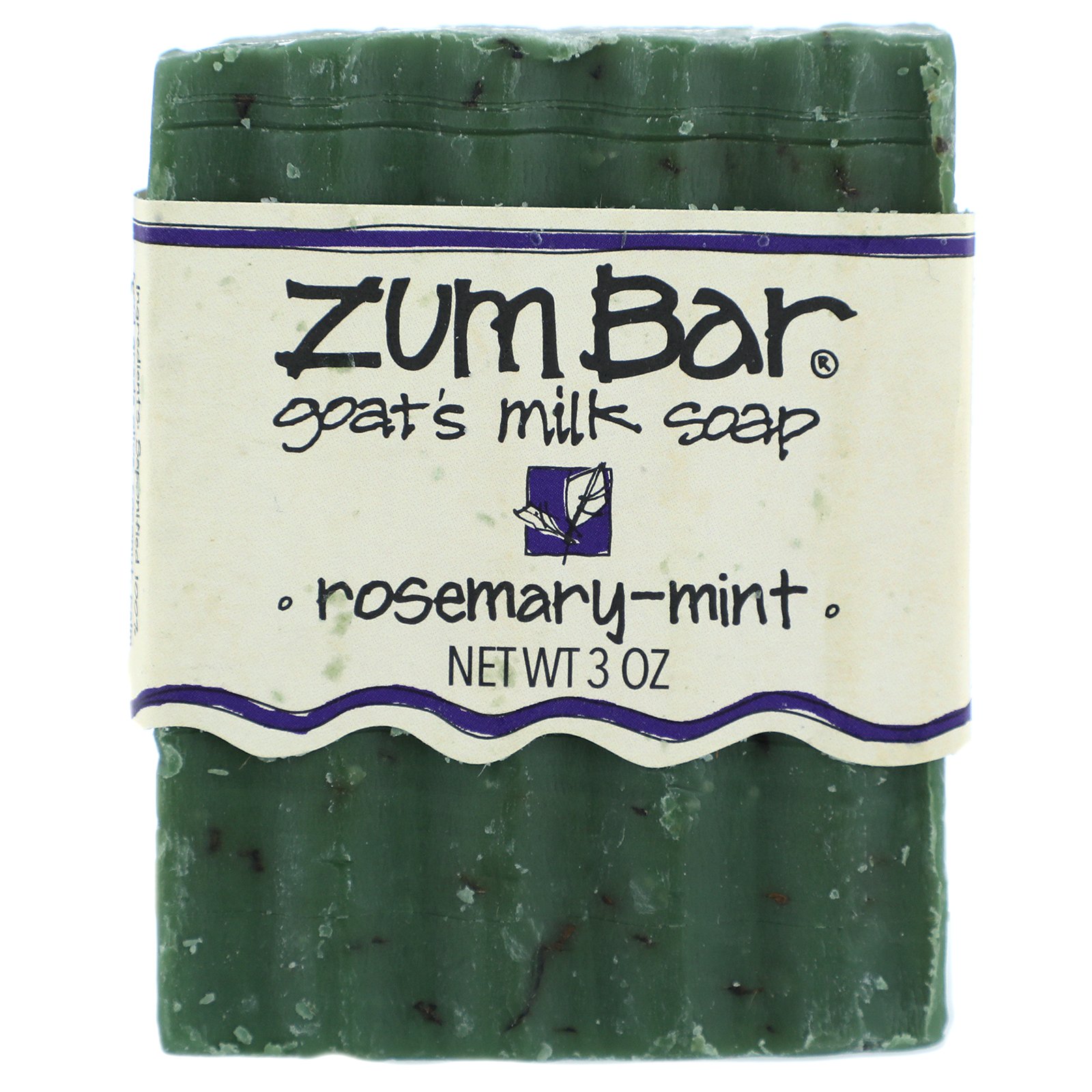 Comprar Indigo Wild, Zum Bar, Sabonete de Leite de Cabra, Alecrim-Hortelã, Barra de 3 oz