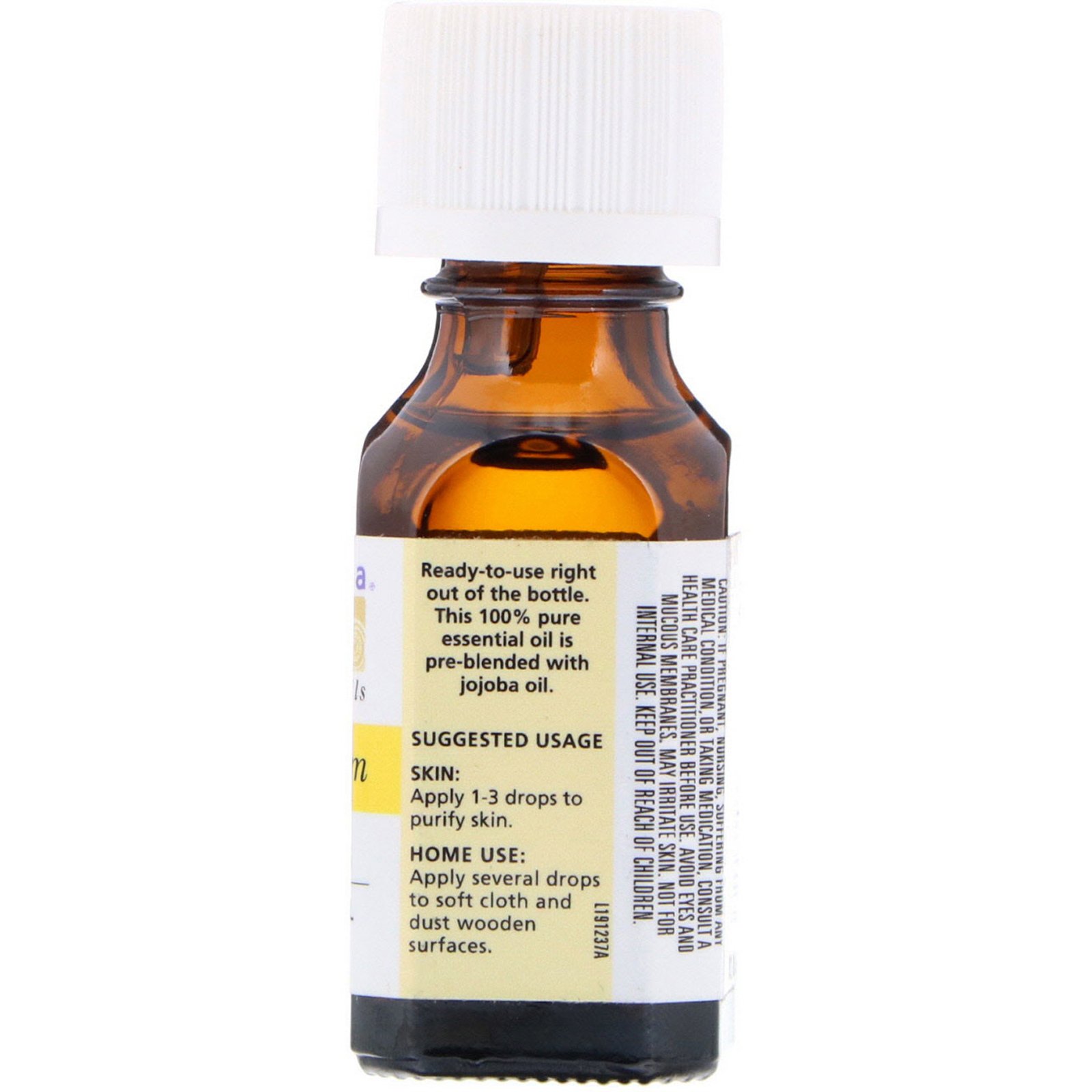 Comprar Aura Cacia, Erva-cidreira, Edificante, 0.5 fl oz (15 ml) - Imagem 2
