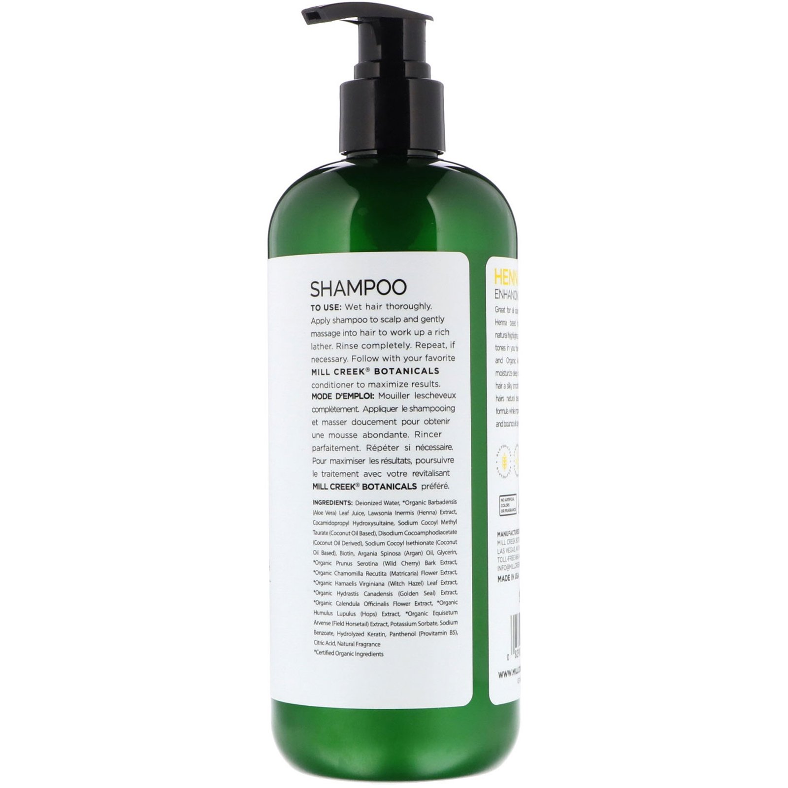 Comprar Mill Creek Botanicals, Henna Shampoo, Enhancing Formula, 14 fl oz (414 ml) - Imagem 2