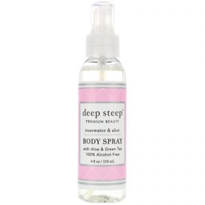 Comprar Deep Steep, Spray Corporal, Água de Rosas e Babosa, 118 ml (4 fl oz)