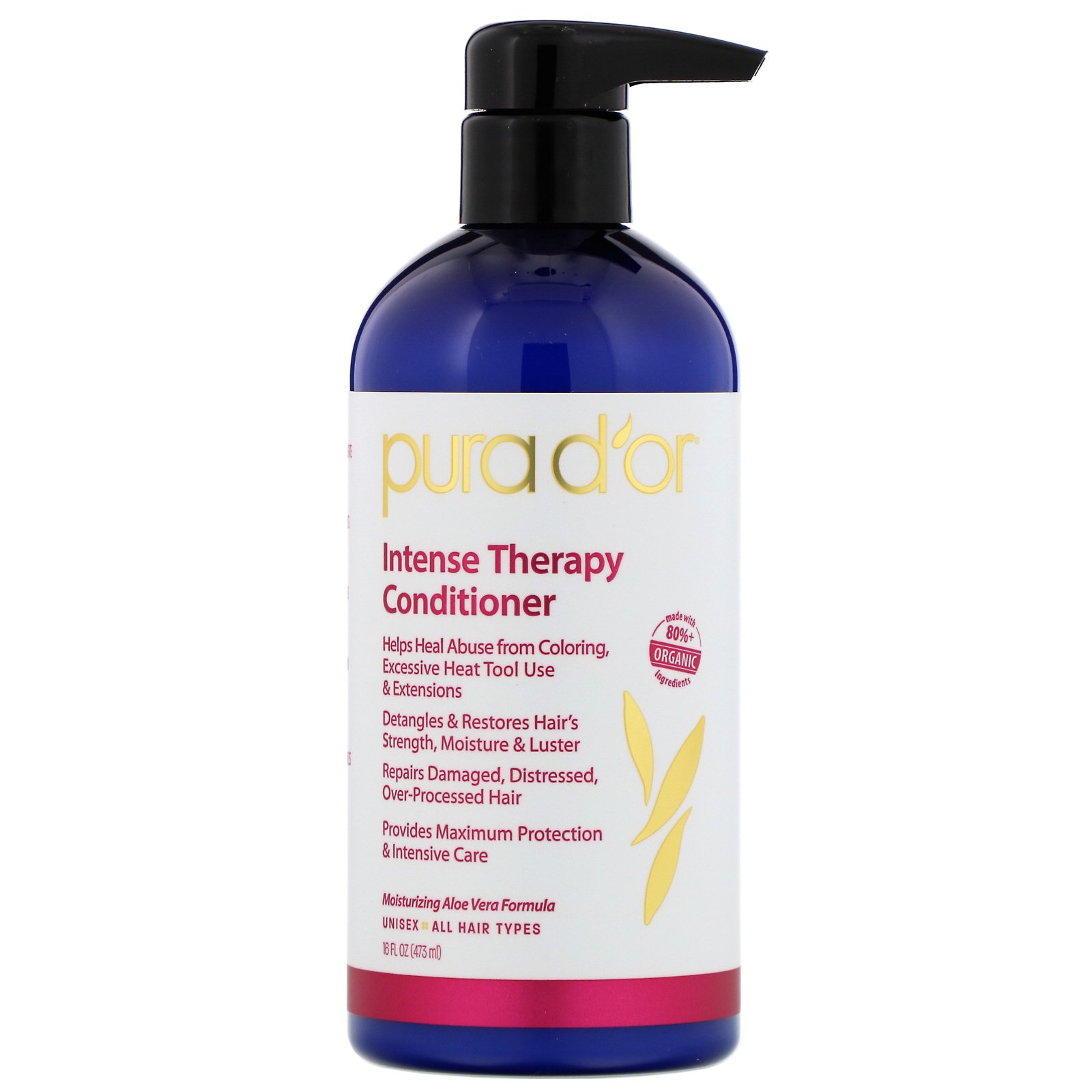 Comprar Pura D'or, Condicionador de Terapia Intensa, 16 fl oz (473 ml)