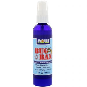 Comprar Now Foods, Bug Ban, Repelente de Insetos Natural, 4 fl oz (118 ml)