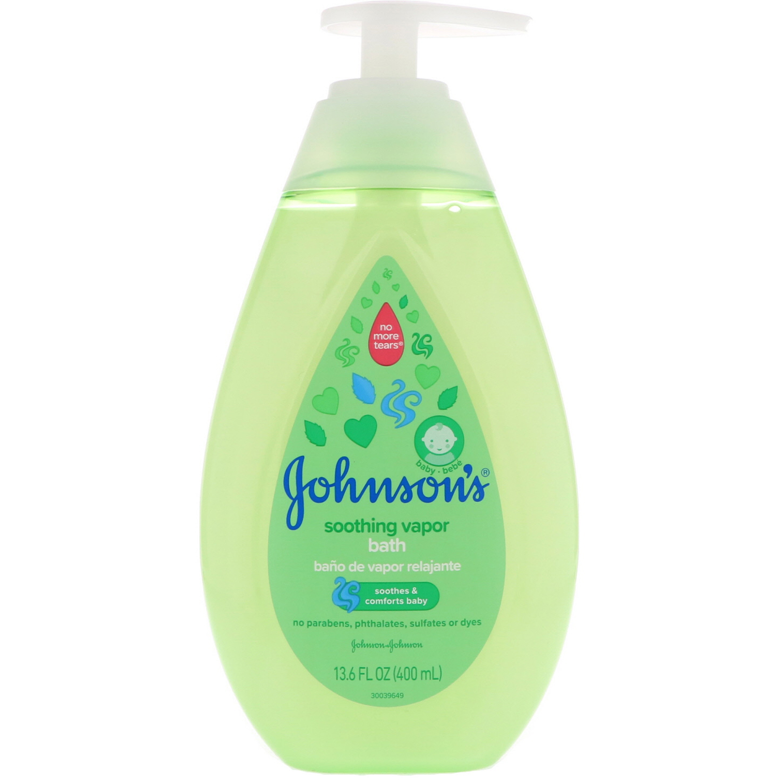 Comprar Johnson & Johnson, Vapor Calmante, Banho, 400 ml (13,6 fl oz)