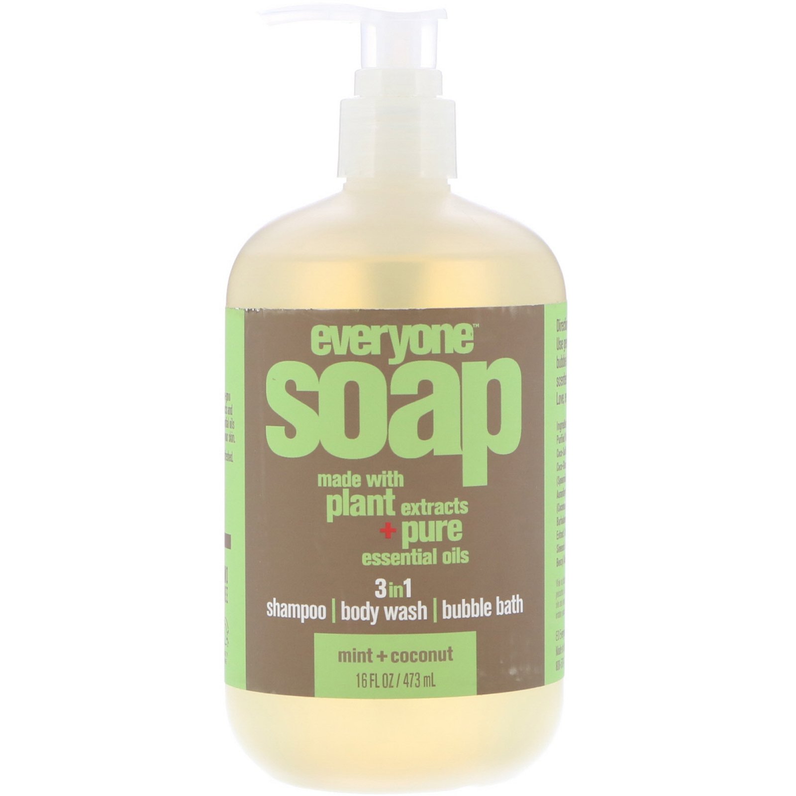 Comprar EO Products, Sabonete Líquido Everyone, 3 em 1, Menta e Coco, 473 ml (16 fl oz)