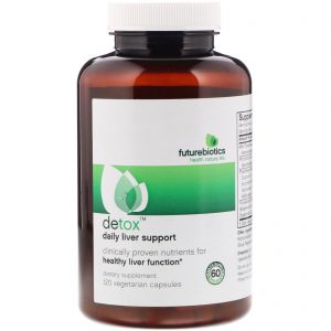 Comprar FutureBiotics, Detox, Suporte Diário do Fígado, 120 Cápsulas Vegetais