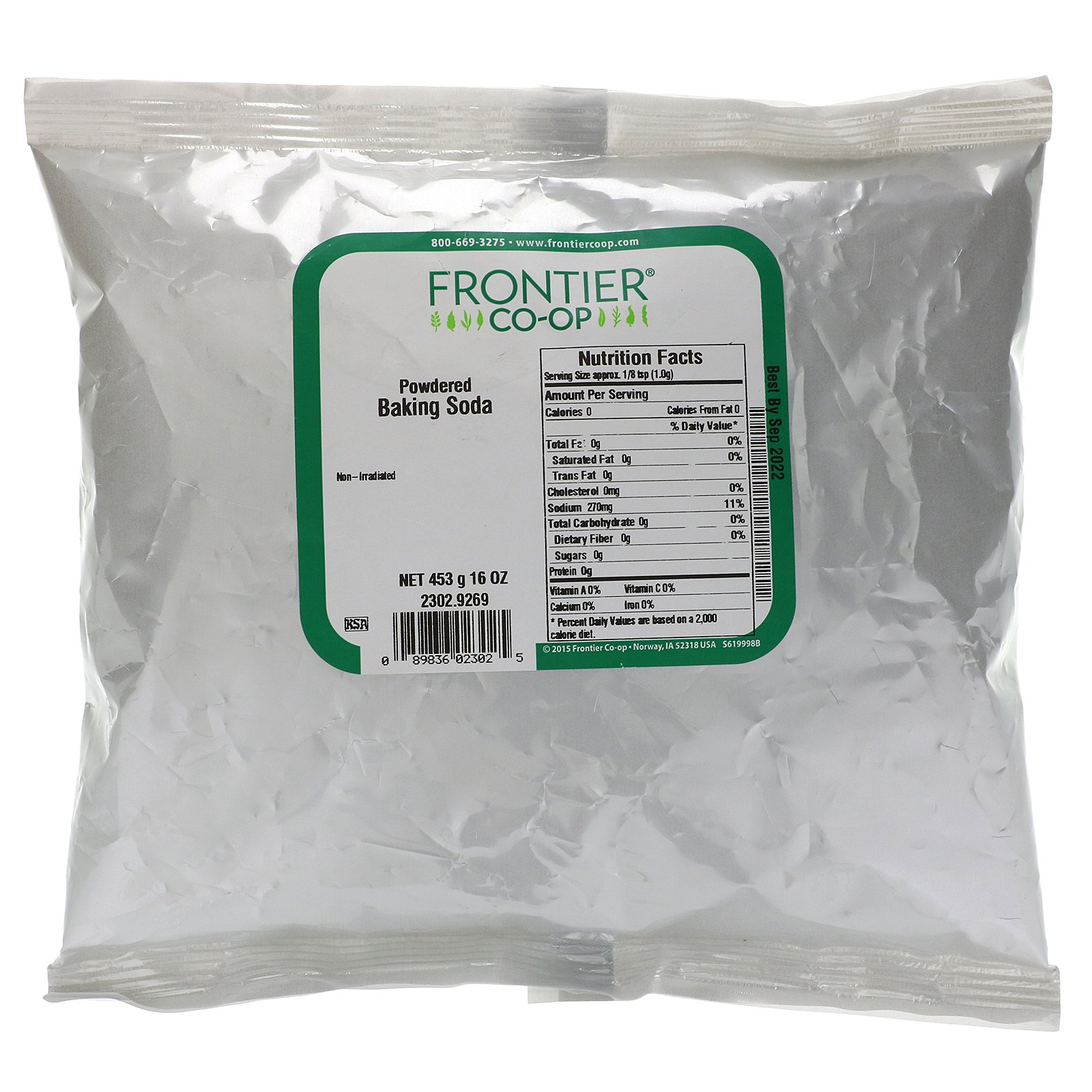 Comprar Frontier Natural Products, Fermento Químico em Pó, 453 g (16 oz) - Imagem 2