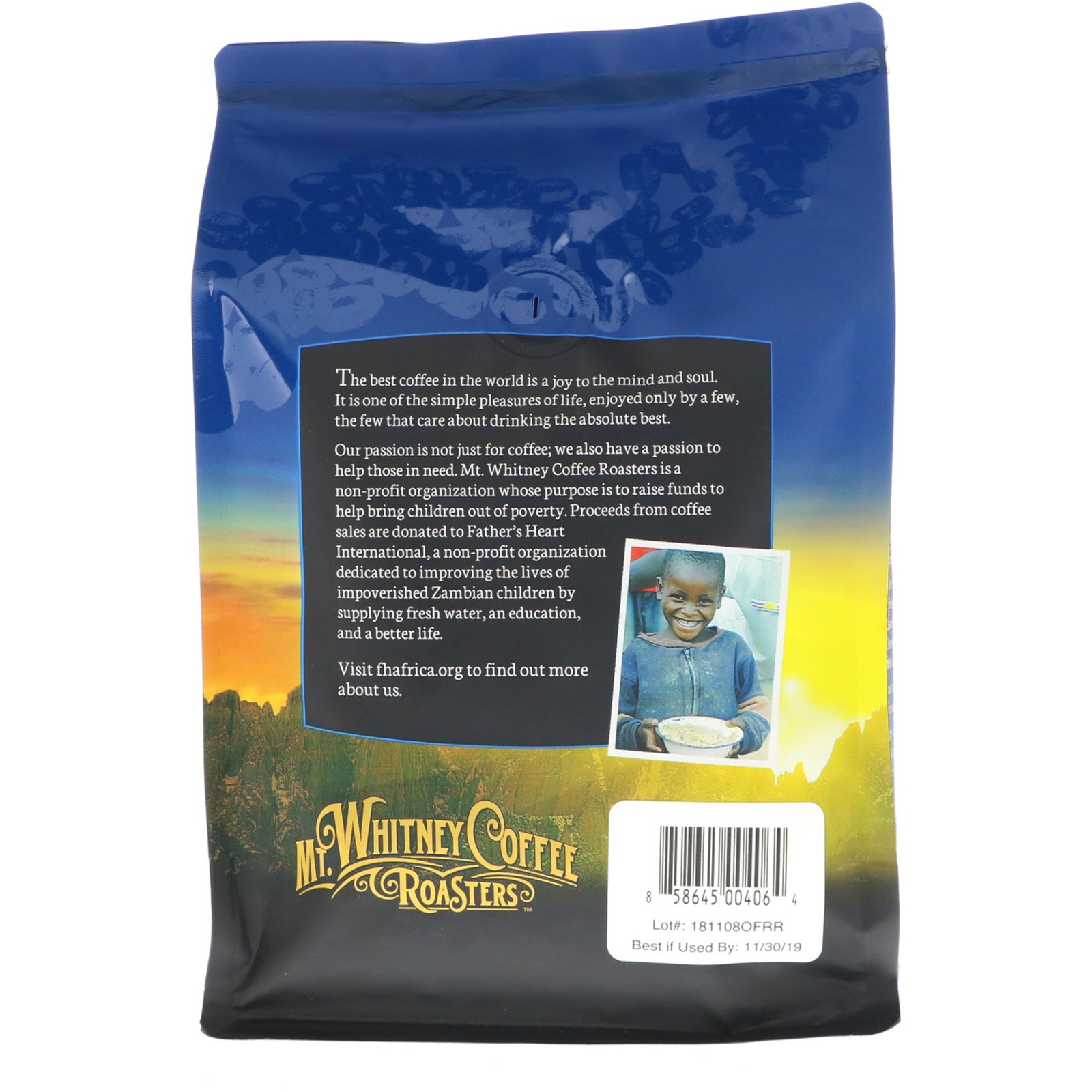 Comprar Mt. Whitney Coffee Roasters, Torra francesa orgânica, café em grãos, torra escura, 12 oz. (340 g) - Imagem 2