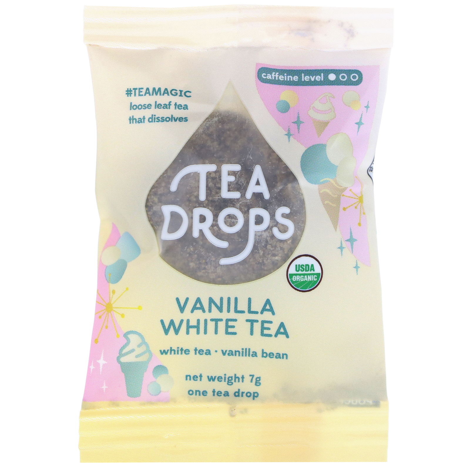 Comprar Tea Drops, Chá Branco com Baunilha, 2,5 oz - Imagem 3