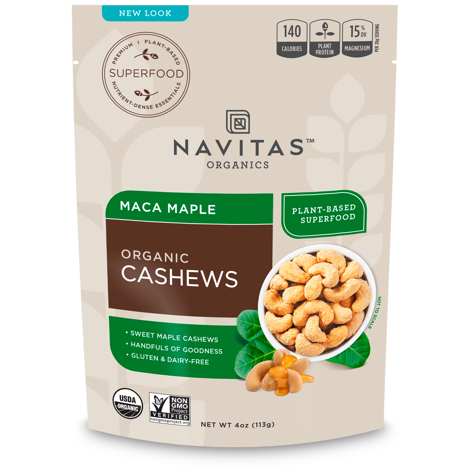 Comprar Navitas Organics, Castanhas de Caju Orgânicas, Maca e Bordo, 4 oz (113 g)