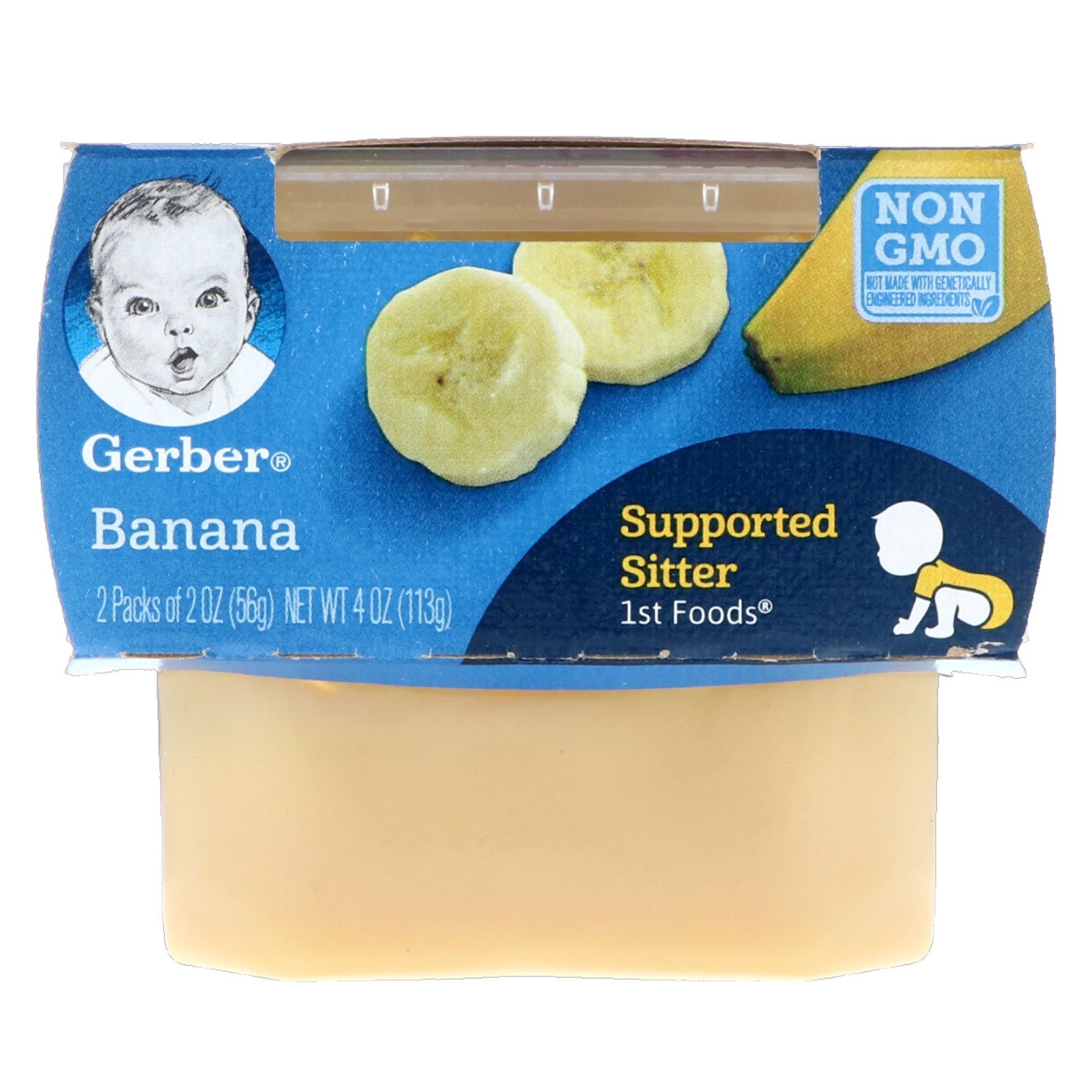 Comprar Gerber, Banana, 2 Packs, 2 oz (56 g) Each