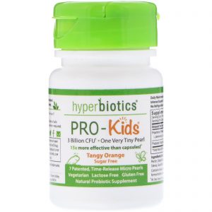 Comprar Hyperbiotics, PRO-Kids, Laranja Picante, Sem Açúcar, 7 Micro-Pérolas