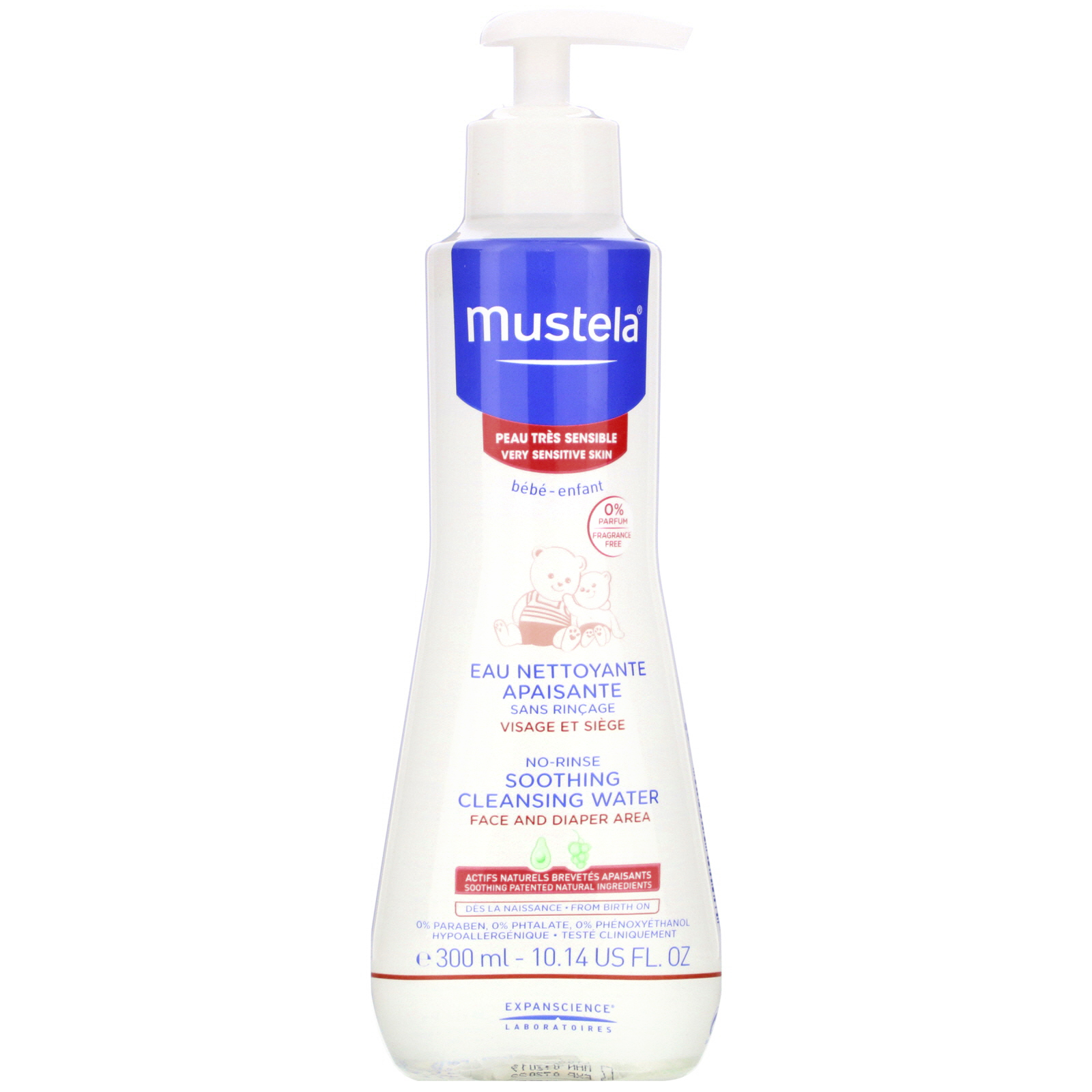 Comprar Mustela, Baby, No-Rinse Soothing Cleansing Water, 10.14 fl oz (300 ml)