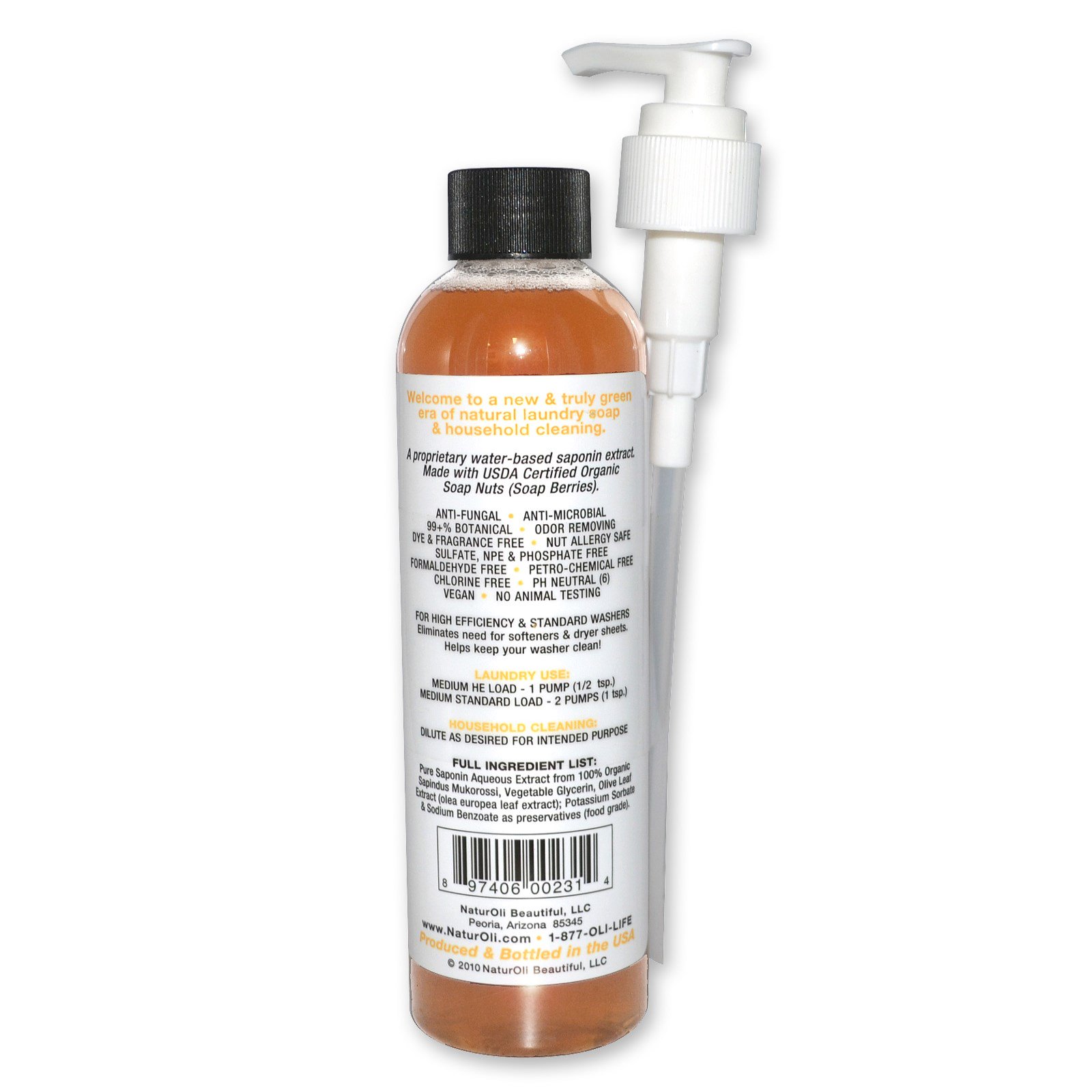 Comprar NaturOli, Extreme 18x, Sabão Detergente & Limpador Líquido de Nozes/ Frutas Vermelhas, Sem Perfume, 8 onças (237 mL) - Imagem 2