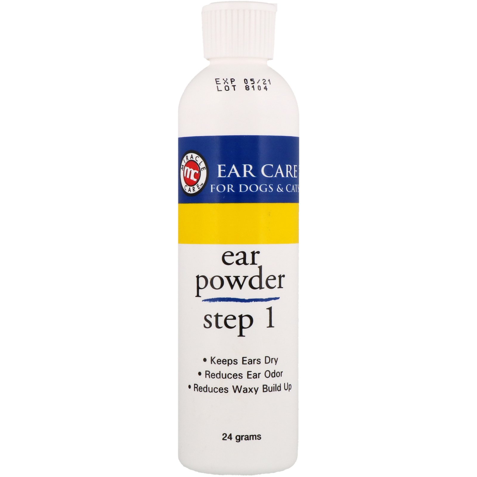Comprar Miracle Care, Ear Care, Ear Powder, For Dogs & Cats, Step 1, 24 g