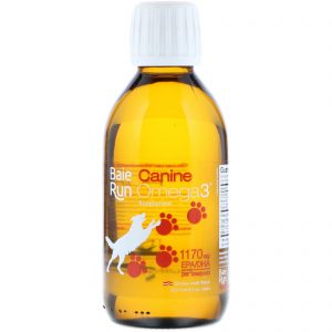 Comprar Ascenta, Baie Run, Ômega 3 Canino, Sabor de Carne Defumada, 6,8 fl oz (200 ml)