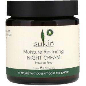 Comprar Sukin, Creme Hidratante Restaurador Noturno, 4,06 fl oz (120 ml)