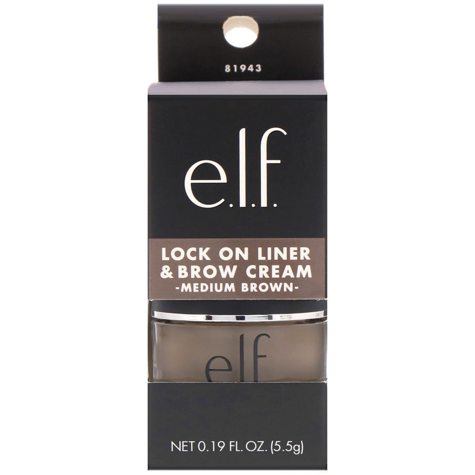 Comprar E.L.F., Creme para as Sobrancelhas e Delineador de Longa Duração, Marrom Médio, 5,5 g (0,19 oz) - Imagem 2