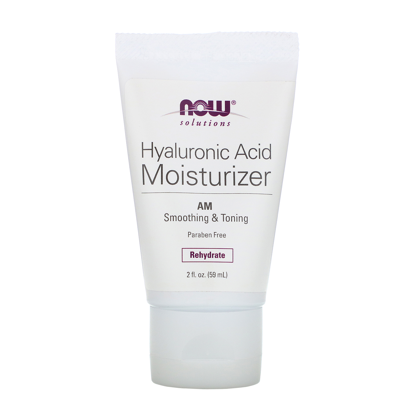 Comprar Now Foods, Solutions, Hidratante com Ácido Hialurônico, 2 fl oz (59 ml)