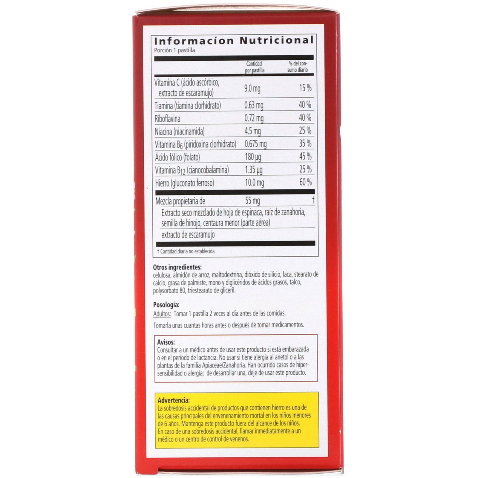 Comprar Flora, Suplemento Floradix, Ferro, 80 Tabletes - Imagem 2