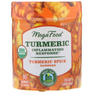Comprar MegaFood, Turmeric, Inflammation Response, Turmeric Spice, 90 Gummies