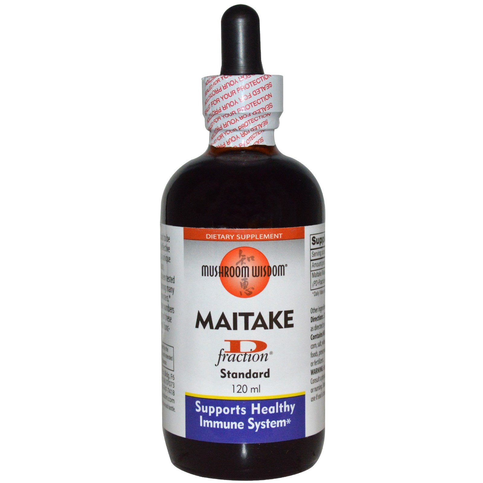 Comprar Mushroom Wisdom, Maitake, Fração D, Padrão, 120 ml
