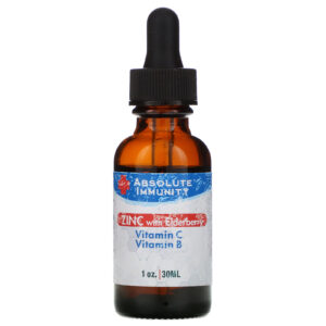 Comprar Absolute Nutrition, Immunity, Zinc with Elderberry, Vitamin C & Vitamin B, 1 oz (30 ml)