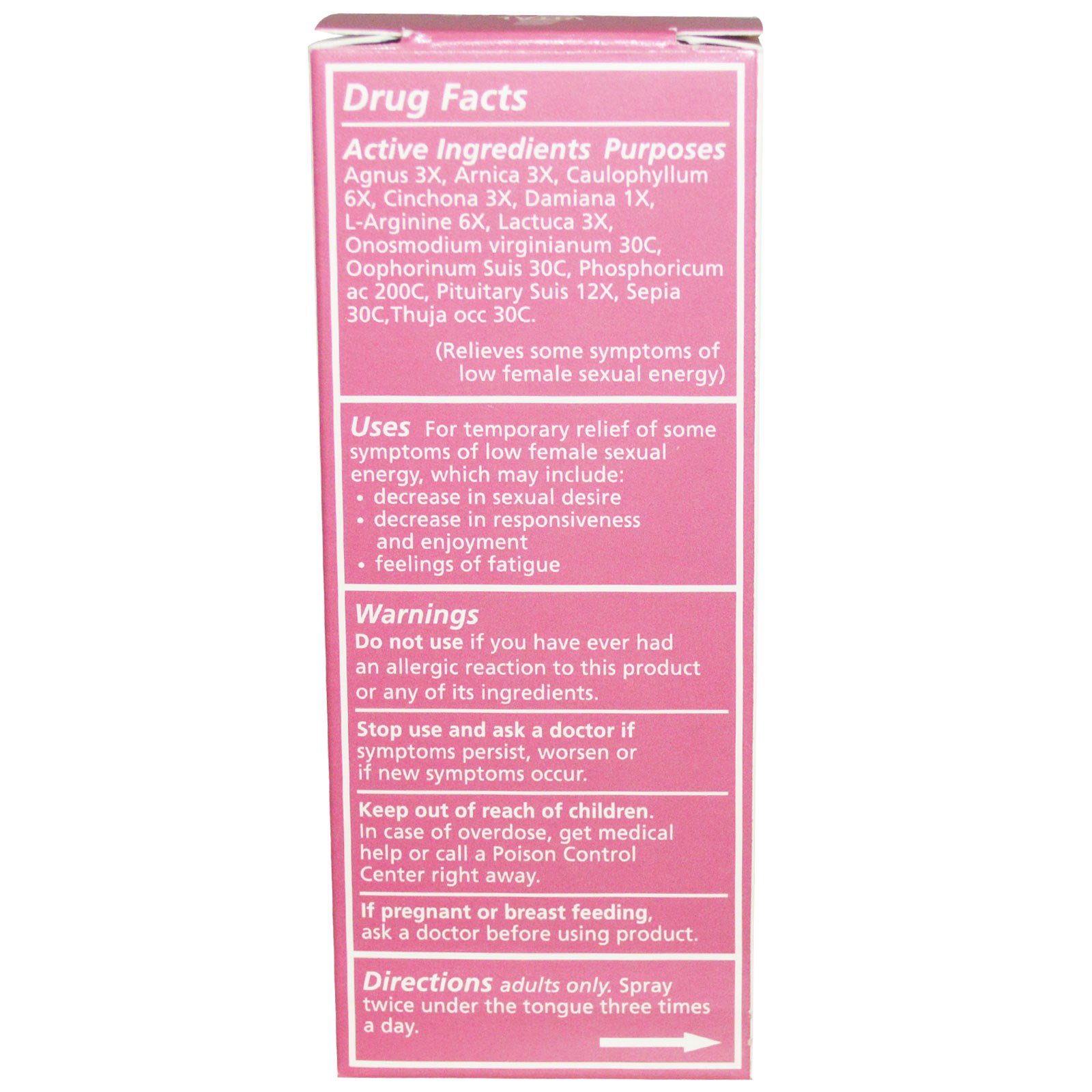 Comprar Liddell, Vital, Energia Sexual Feminina, Spray Oral de Ação Rápida, 1.0 fl oz (30 ml) - Imagem 2