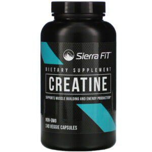 Comprar Sierra Fit, Creatine, 750 mg, 240 Veggie Capsules
