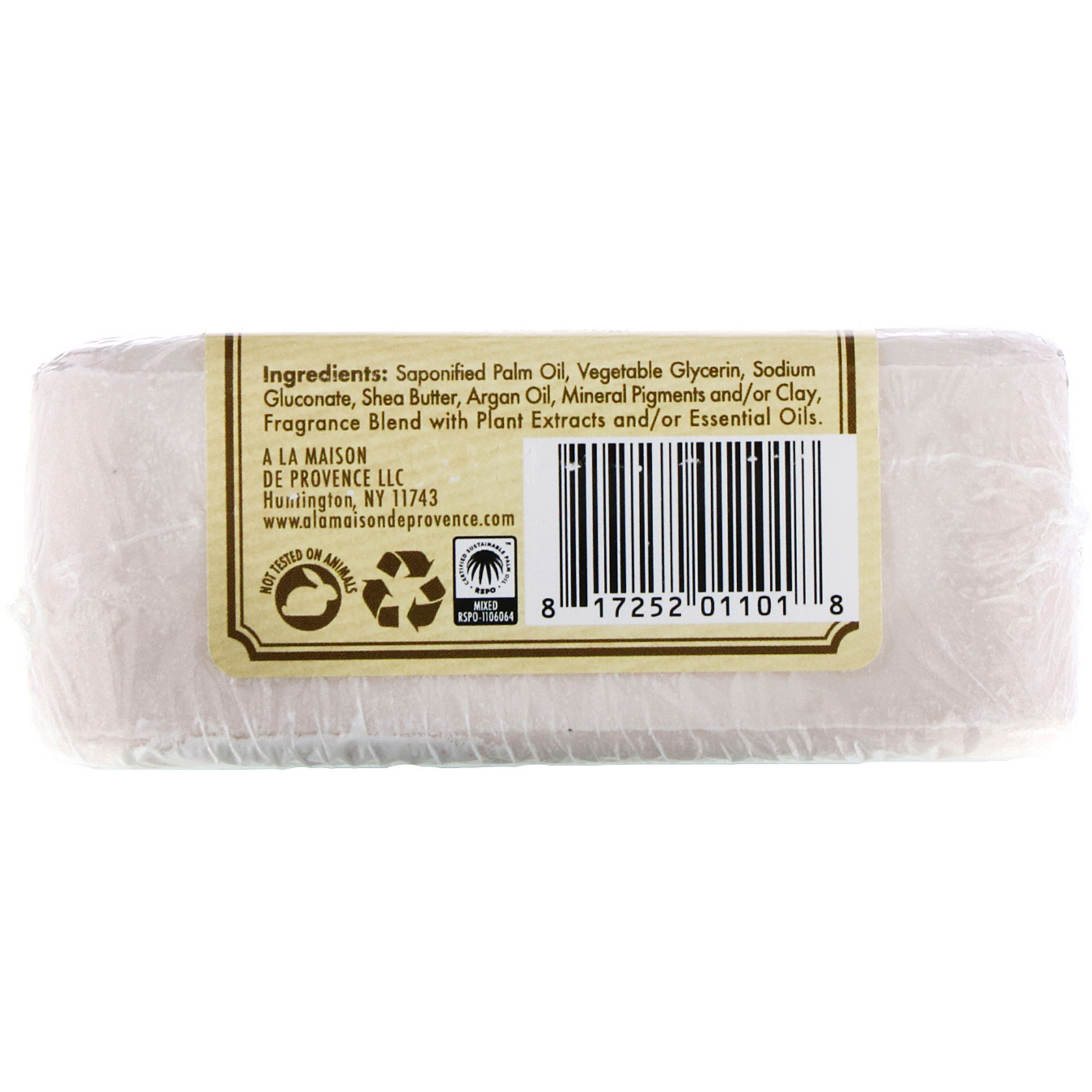 Comprar A La Maison de Provence, Sabão em Barra para Mãos e Corpo, Creme de Coco, 8,8 oz (250 g) - Imagem 2