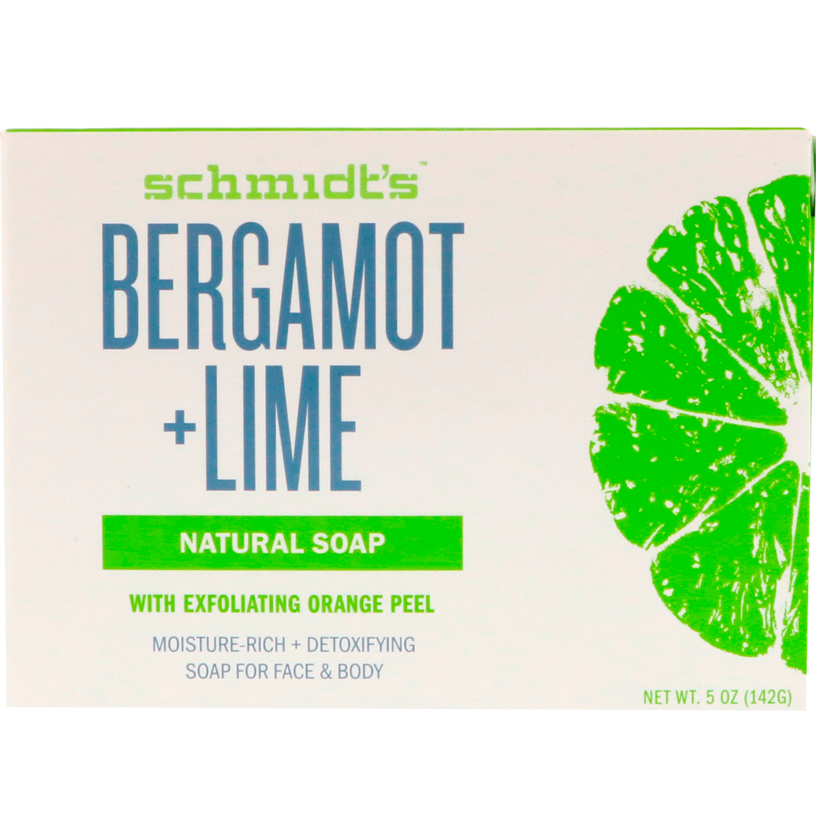 Comprar Schmidt's Naturals, Natural Soap, Bergamot + Lime, 5 oz (142 g)