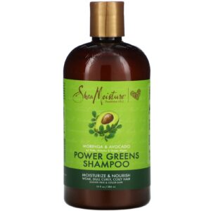 Comprar SheaMoisture, Power Greens Shampoo, Moringa & Avocado, 13 fl oz (384 ml)