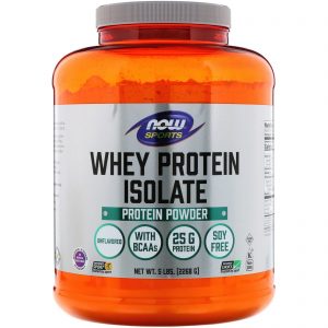 Comprar Now Foods, Sports, Isolado Proteico de Soro, Sem Sabor, 2268 g (5 lbs)
