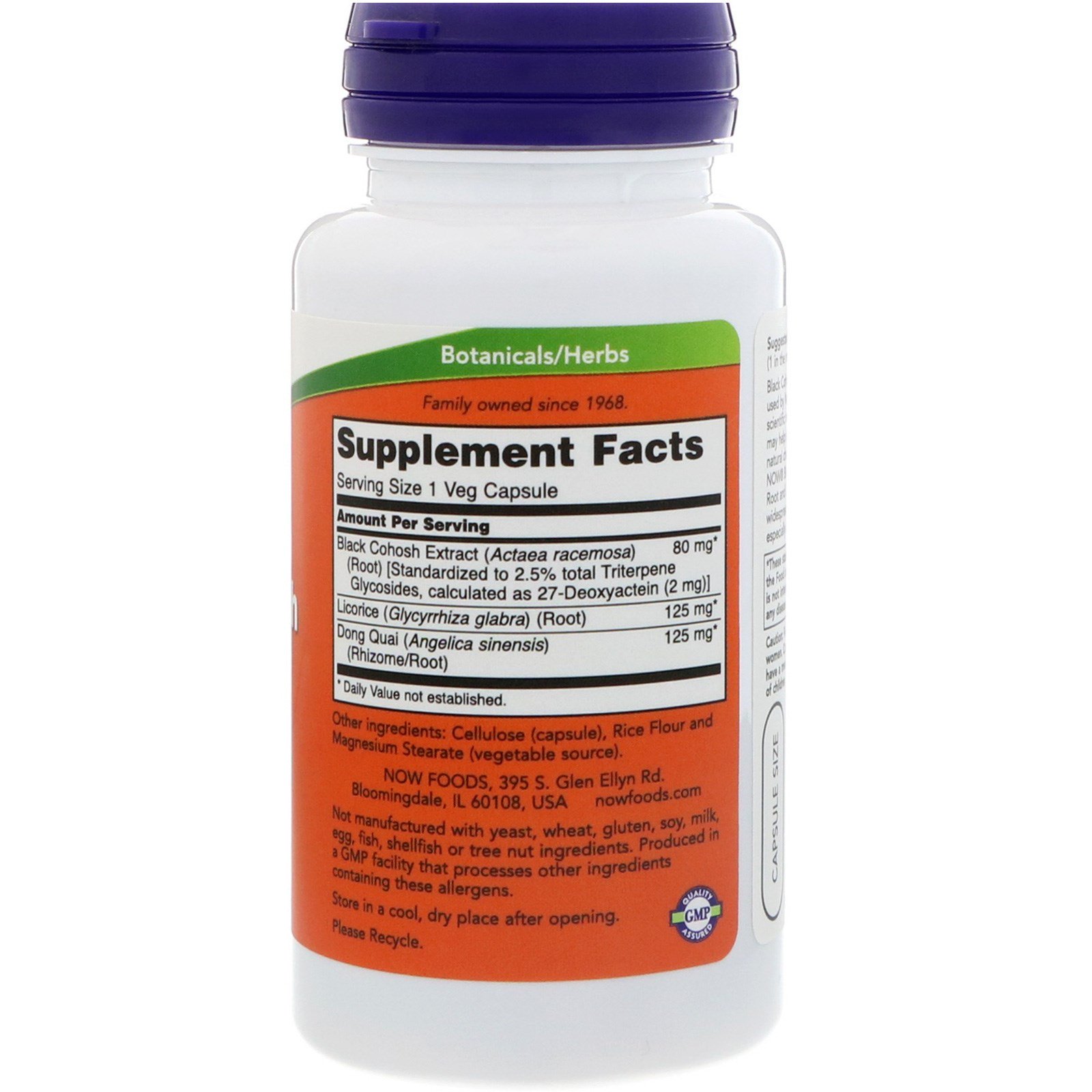 Comprar Now Foods, Raiz de erva-de-são-cristovão, 80 mg, 90 cápsulas - Imagem 2