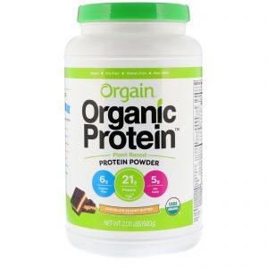 Comprar Orgain, Proteína Orgânica em Pó, à Base de Plantas, Manteiga de Amendoim e Chocolate 920 g (2,03 lb)