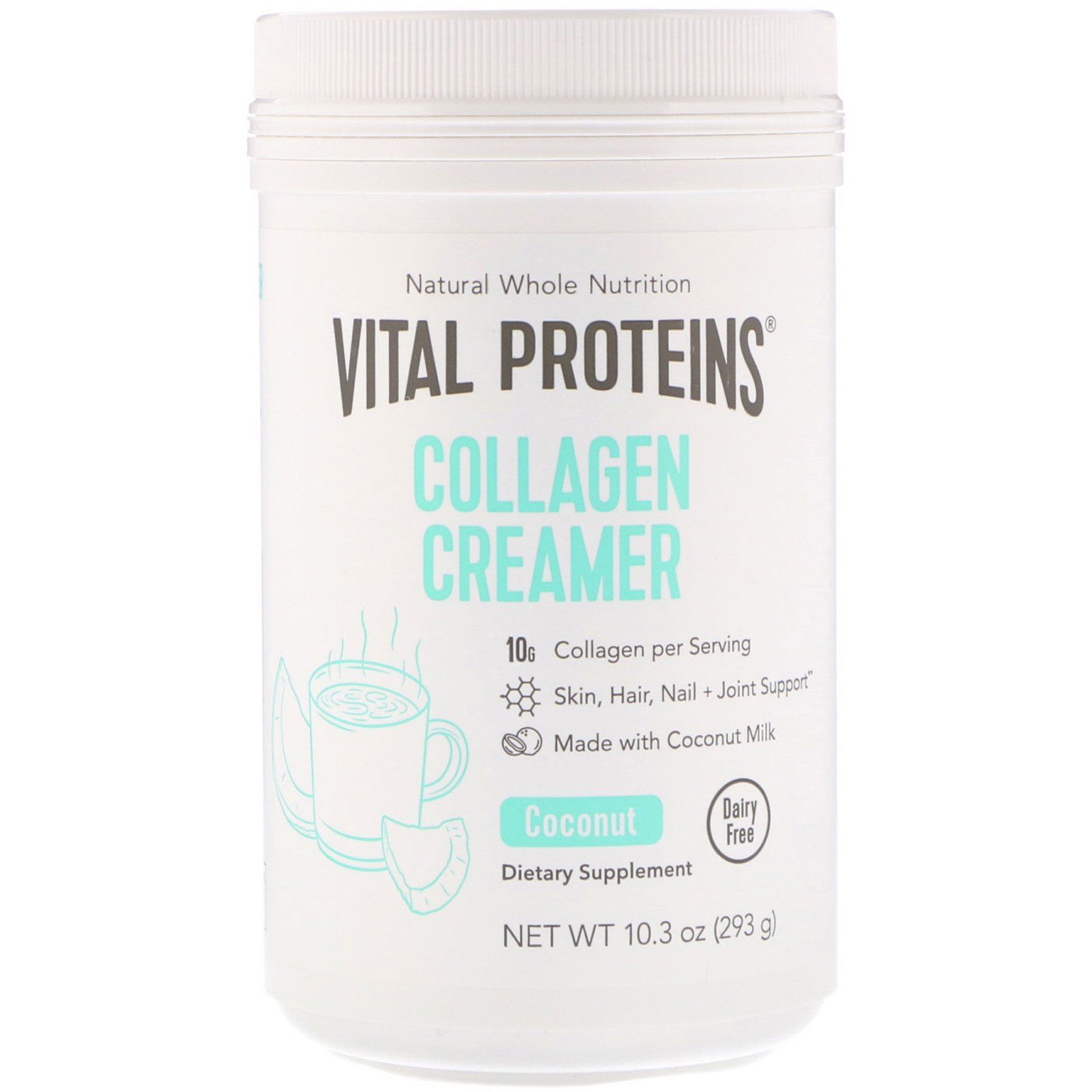 Comprar Vital Proteins, Creme de Colágeno, Coco, 293 g (10,3 oz)