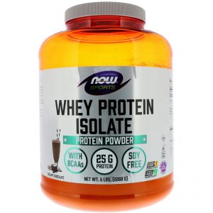 Comprar Now Foods, Atletas, Whey Protein Isolada, Chocolate Holandês, 5 lbs (2268 g)
