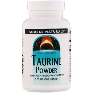 Comprar Source Naturals, Taurina em Pó, 3,53 oz (100 g)