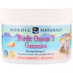 Comprar Nordic Naturals, Nordic Omega-3 Gummies, Tangerine Treats, 60 Balas de Goma