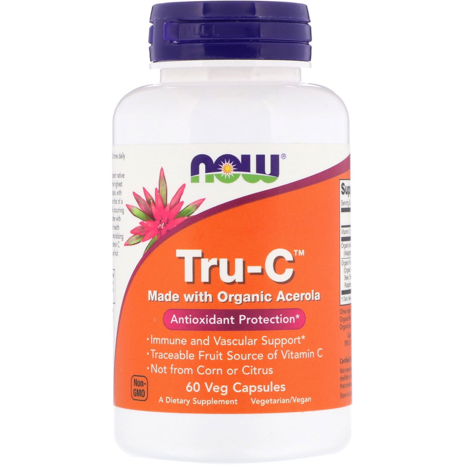 Comprar Now Foods, Tru-C, 60 Cápsulas Vegetais