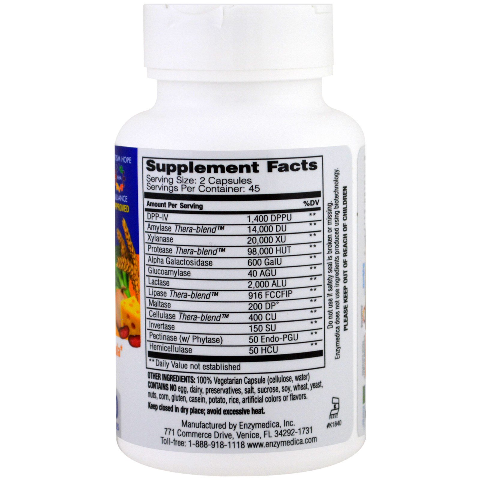Comprar Enzymedica, Digest Spectrum, 90 Cápsulas - Imagem 2