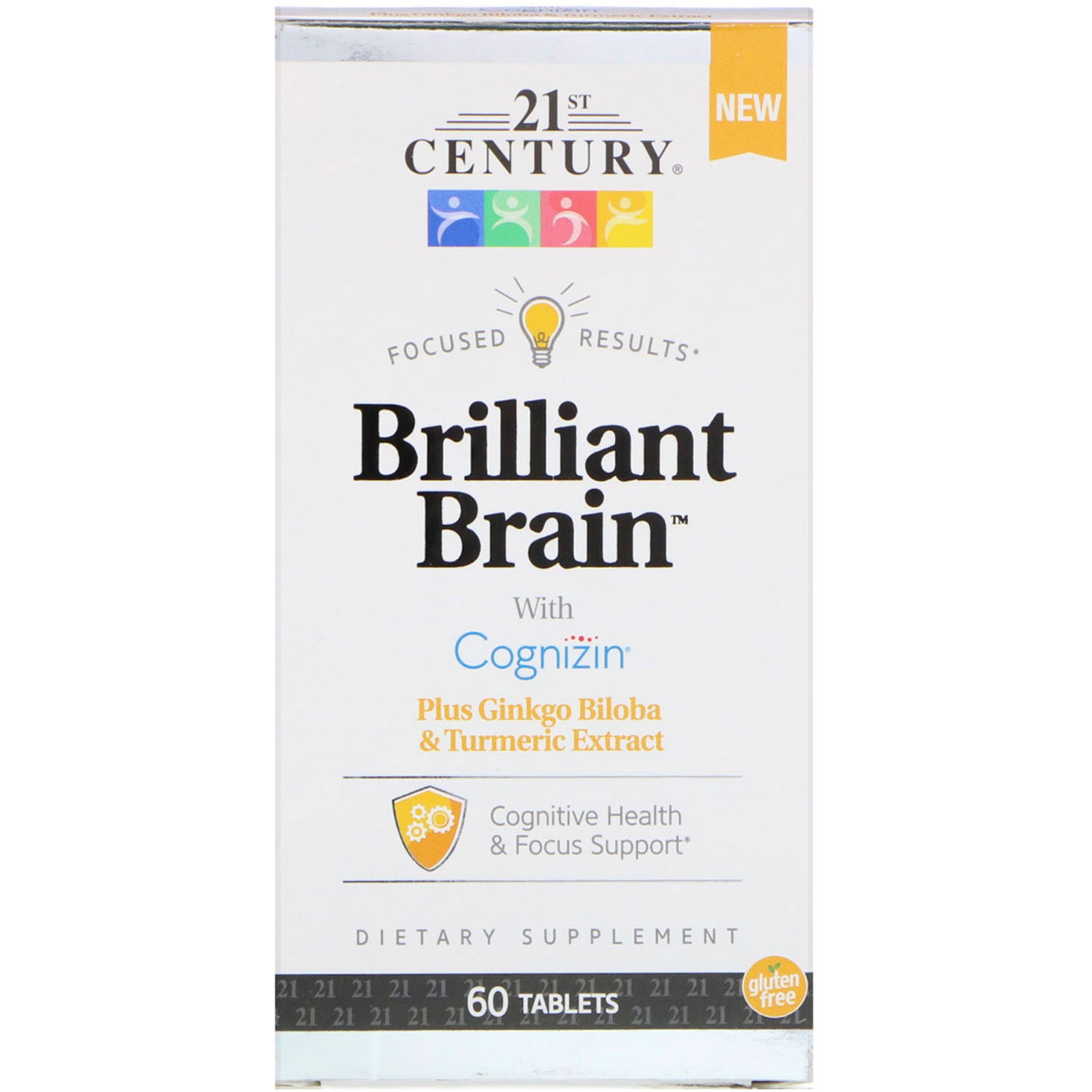 Comprar 21st Century, Brilliant Brain, 60 Tablets