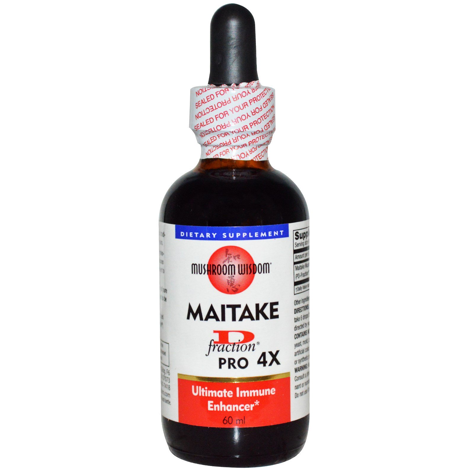 Comprar Mushroom Wisdom, Maitake D-Fração, Pro 4X, 60 ml