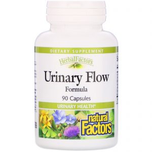 Comprar Natural Factors, Fórmula Fluxo Urinário, 90 cápsulas