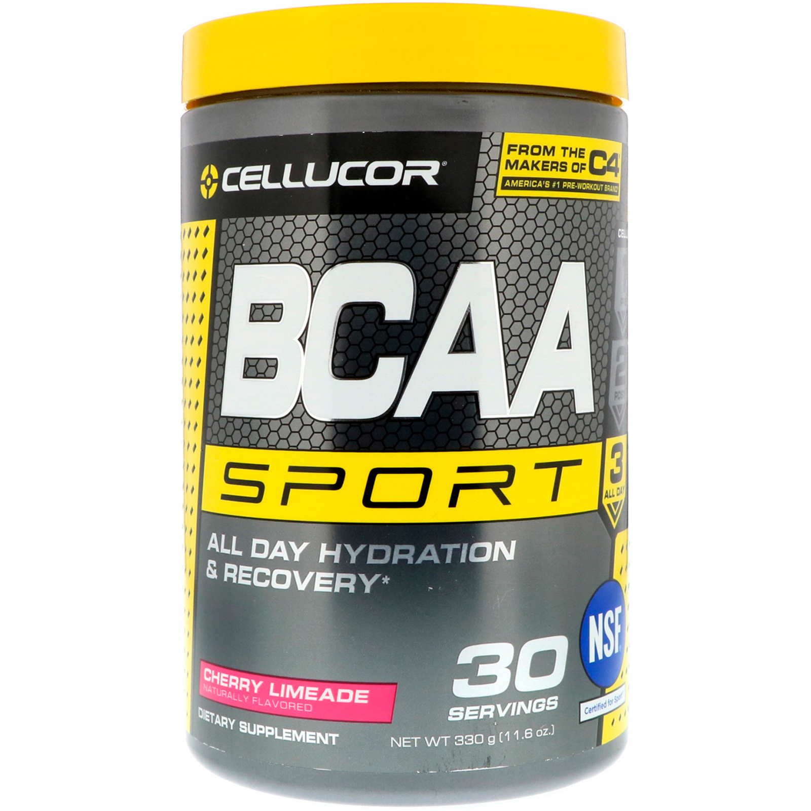 Comprar Cellucor, BCAA para esportes, hidratação e recuperação durante todo o dia, Limonada Lima Cereja, 11,6 onças (330 g)