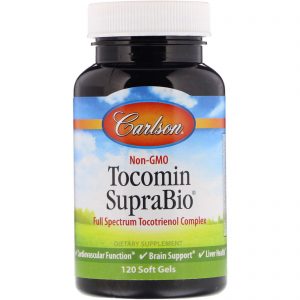 Comprar Carlson Labs, Tocomin SupraBio, 120 Softgels