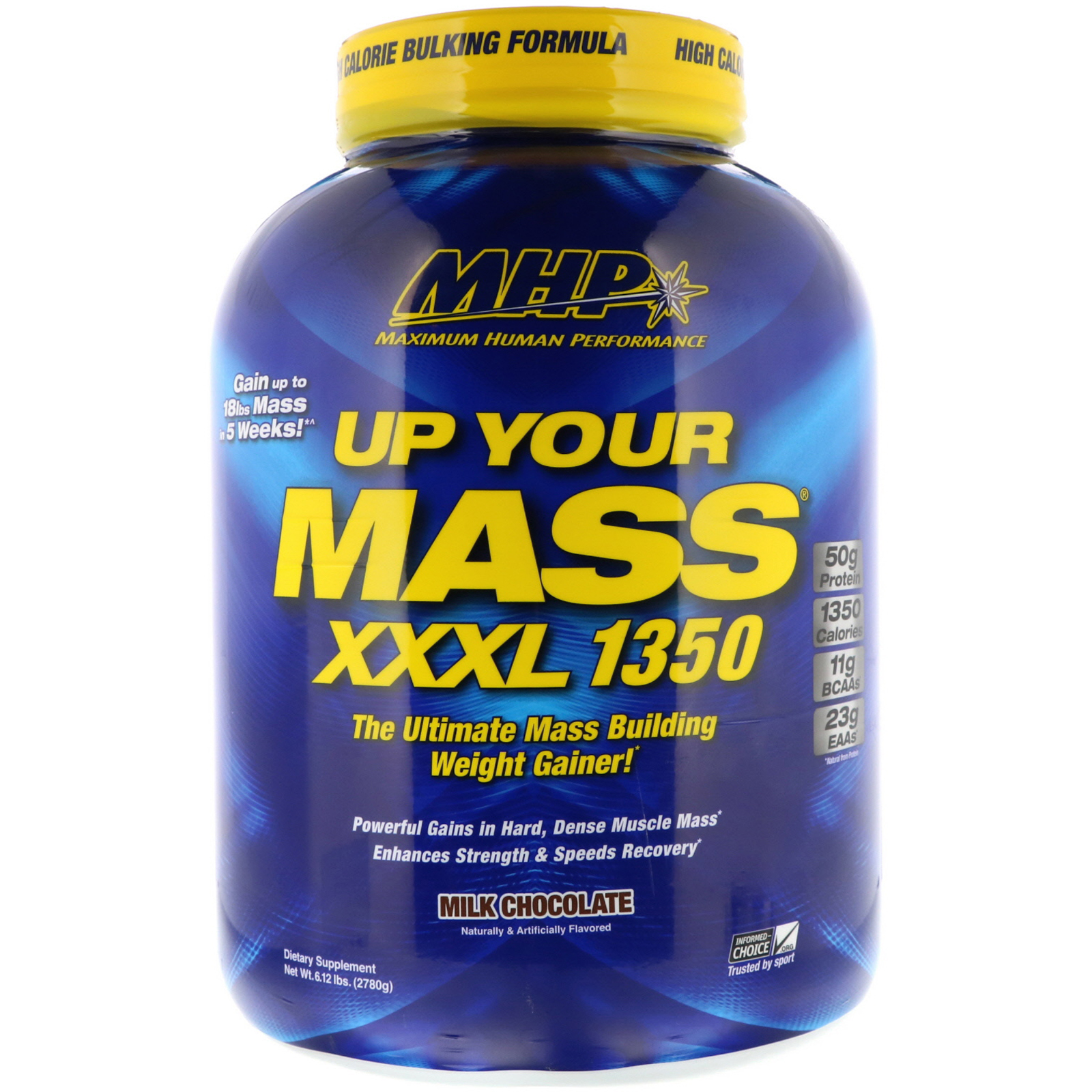 Comprar MHP, Aumente Sua Massa, XXXL 1350, Chocolate ao Leite, 6,12 lbs (2780 g)