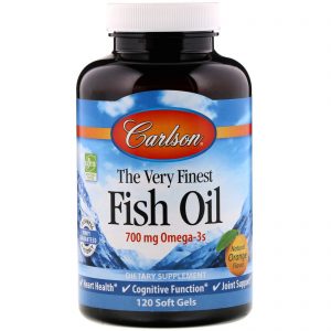 Comprar Carlson Labs, O Mais Fino Óleo de Peixe, Sabor Natural de Laranja, 120 cápsulas gelatinosas