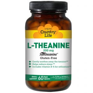 Comprar Country Life, L-Teanina, 200 mg, 60 Comprimidos Vegetarianos