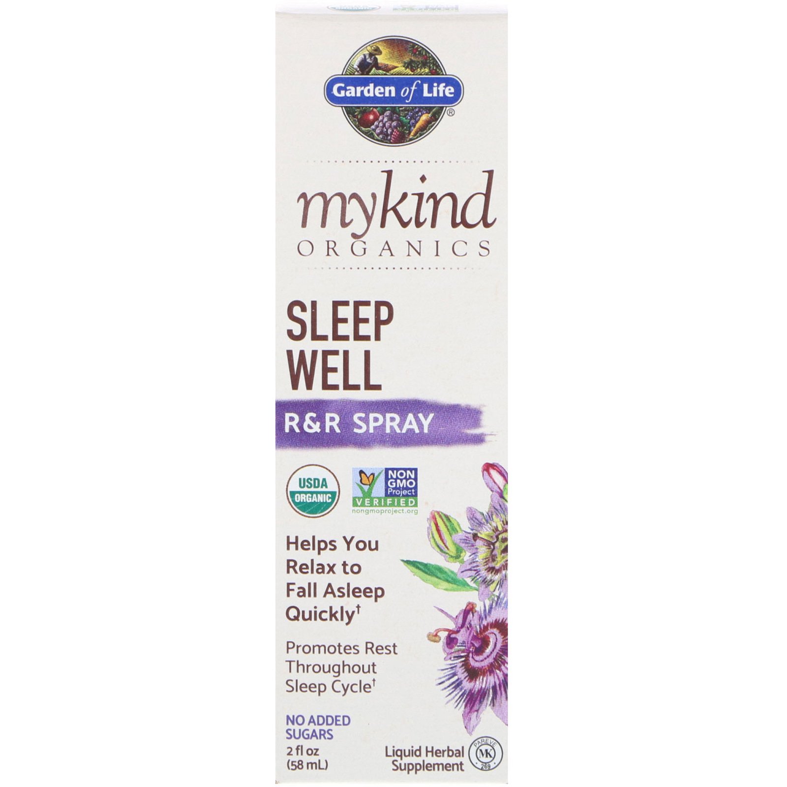 Comprar Garden of Life, MyKind Organics, Sleep Well, Spray R&R, 58 ml (2 fl oz)