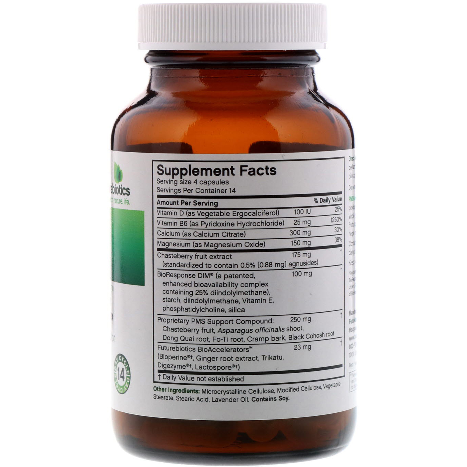 Comprar FutureBiotics, PMSHarmony, Advanced PMS Complex, 56 Vegetarian Capsules - Imagem 2